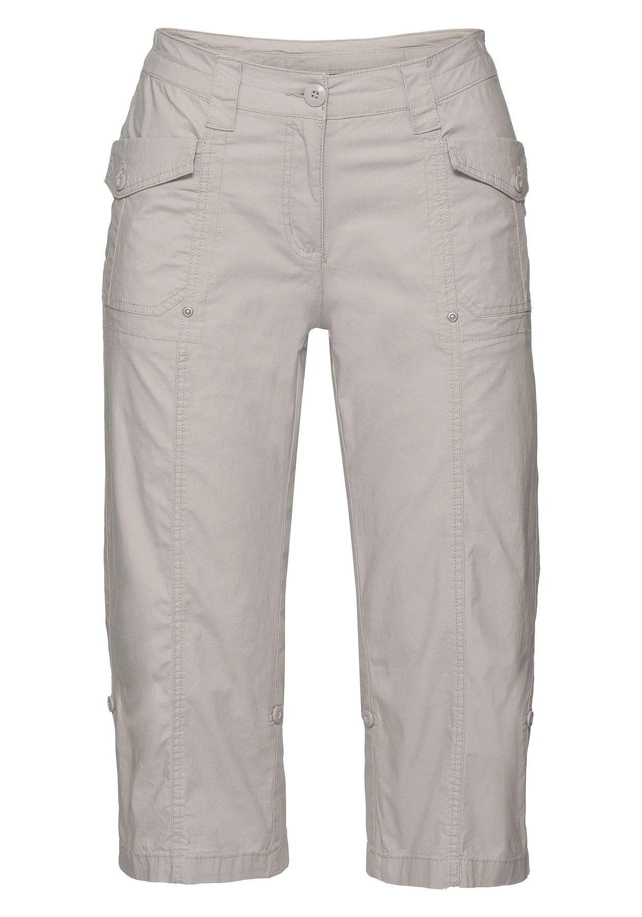 Sheego Gerade 3/4-Hose Mit Krempelfunktion 6 Sheego Gerade 3/4-Hose Mit Krempelfunktion – Bild 4