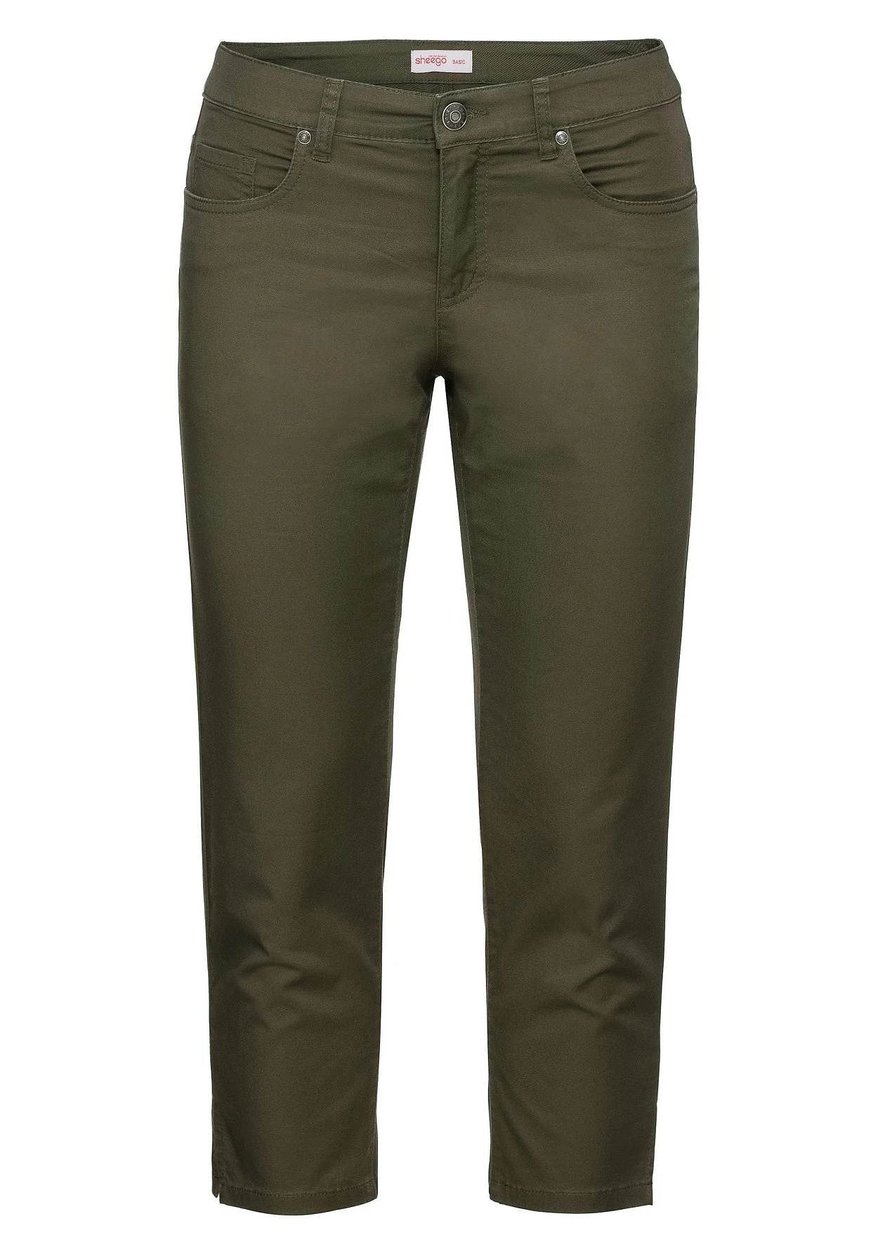 Sheego Schmale 7/8-Hose Aus Elastischem Baumwoll-Twill 6 Sheego Schmale 7/8-Hose Aus Elastischem Baumwoll-Twill – Bild 4