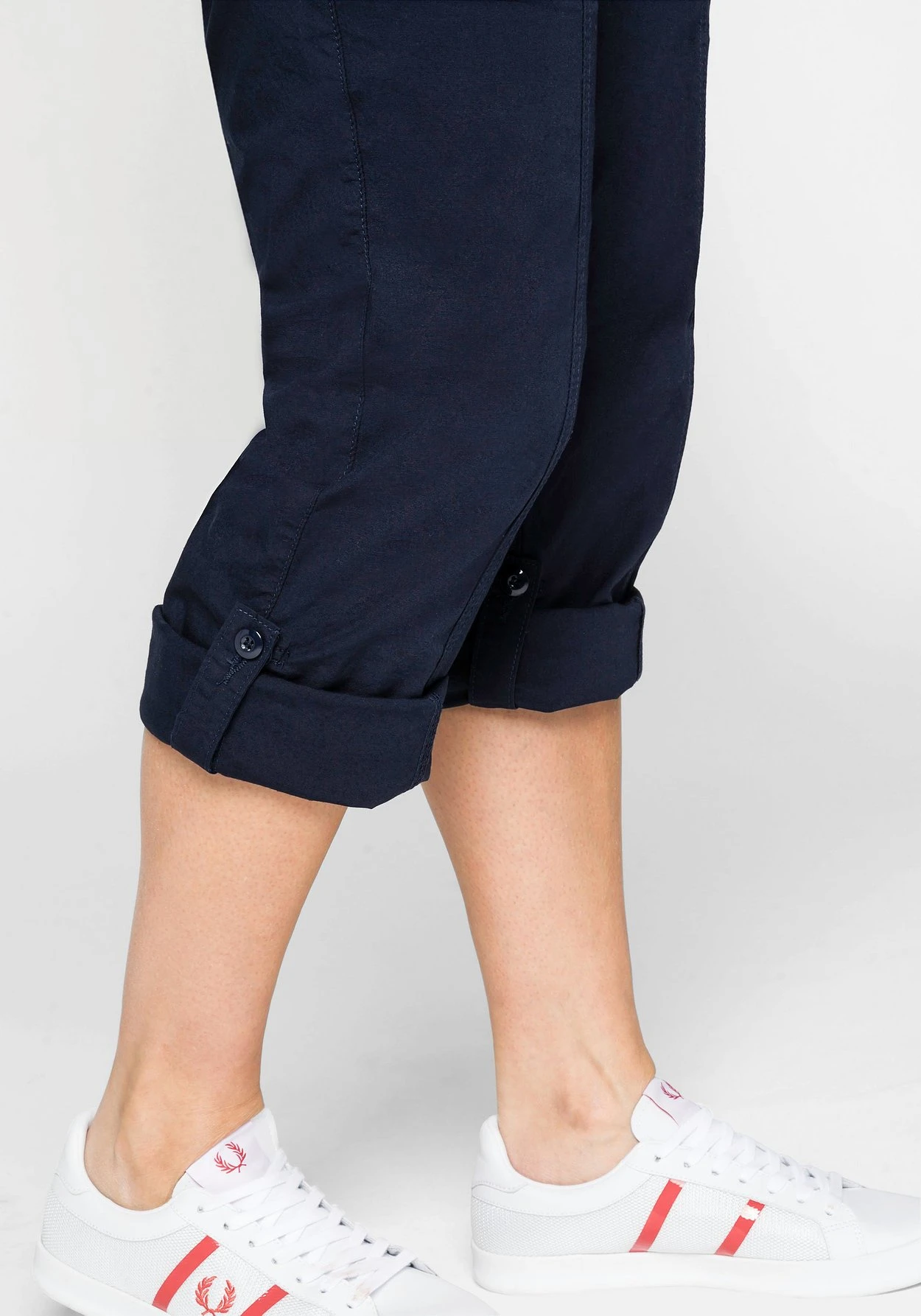 Sheego Gerade Hose Mit Teilungsnähten Und Krempelfunktion 9 Sheego Gerade Hose Mit Teilungsnähten Und Krempelfunktion – Bild 7