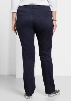 Sheego Gerade Hose Aus Baumwoll-Twill 12 Sheego Gerade Hose Aus Baumwoll-Twill -Sheego Verkaufsgeschäft 11555000018 0042F 00 SH