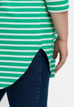 Sheego Longshirt In Oversized-Form Mit Streifen -Sheego Verkaufsgeschäft 11635402074 04NQC 02 SH