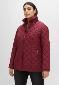 Sheego Steppjacke Mit Hoch Schließendem Stehkragen