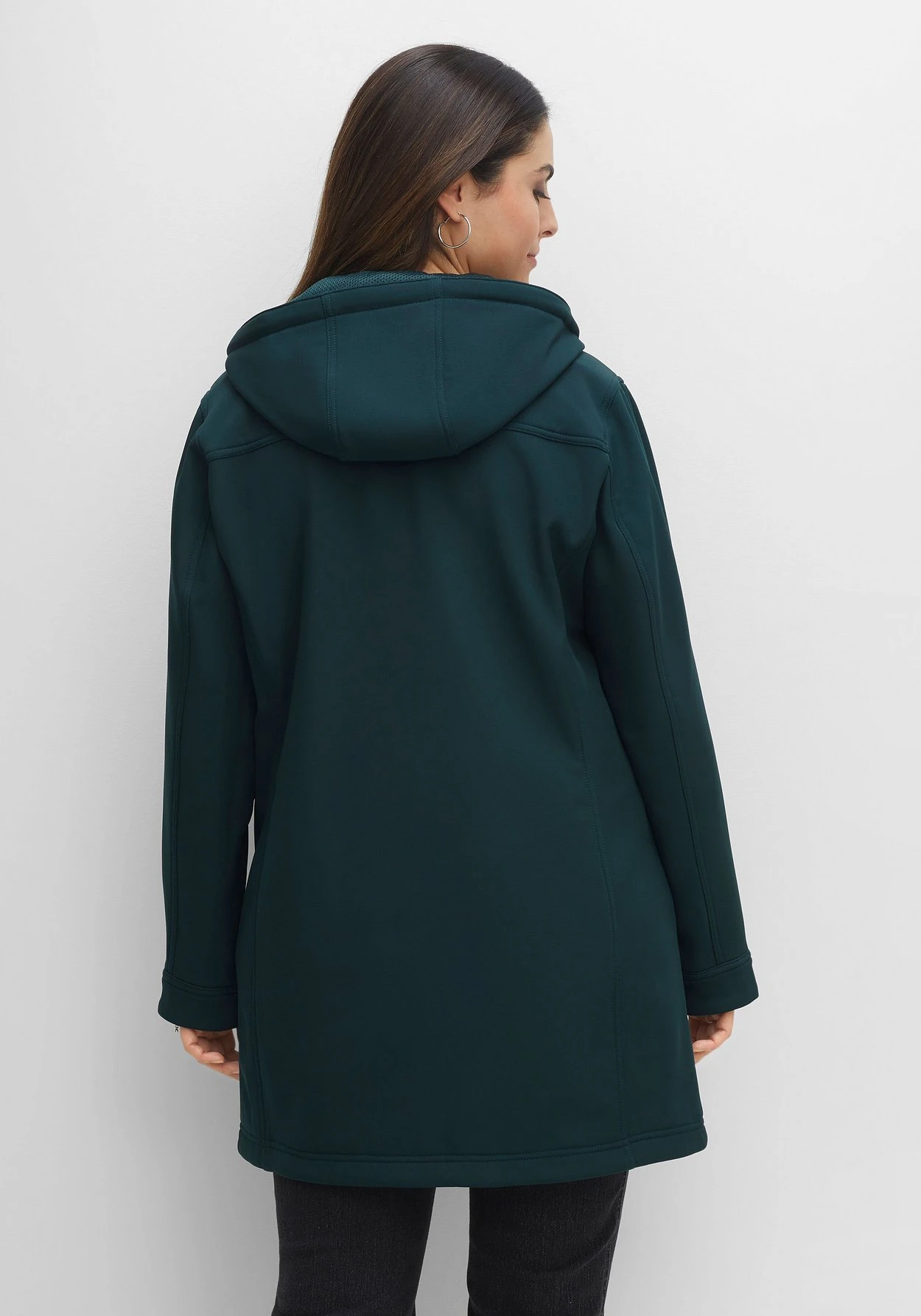 Sheego Long-Softshelljacke 4 Sheego Long-Softshelljacke – Bild 2