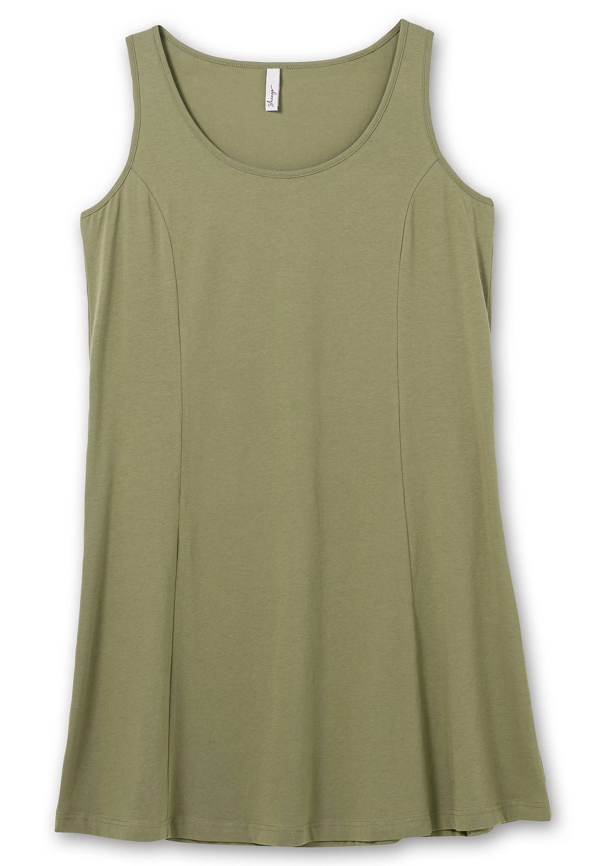 Sheego Kleid In A-Linie Mit Breiten Trägern 6 Sheego Kleid In A-Linie Mit Breiten Trägern – Bild 4