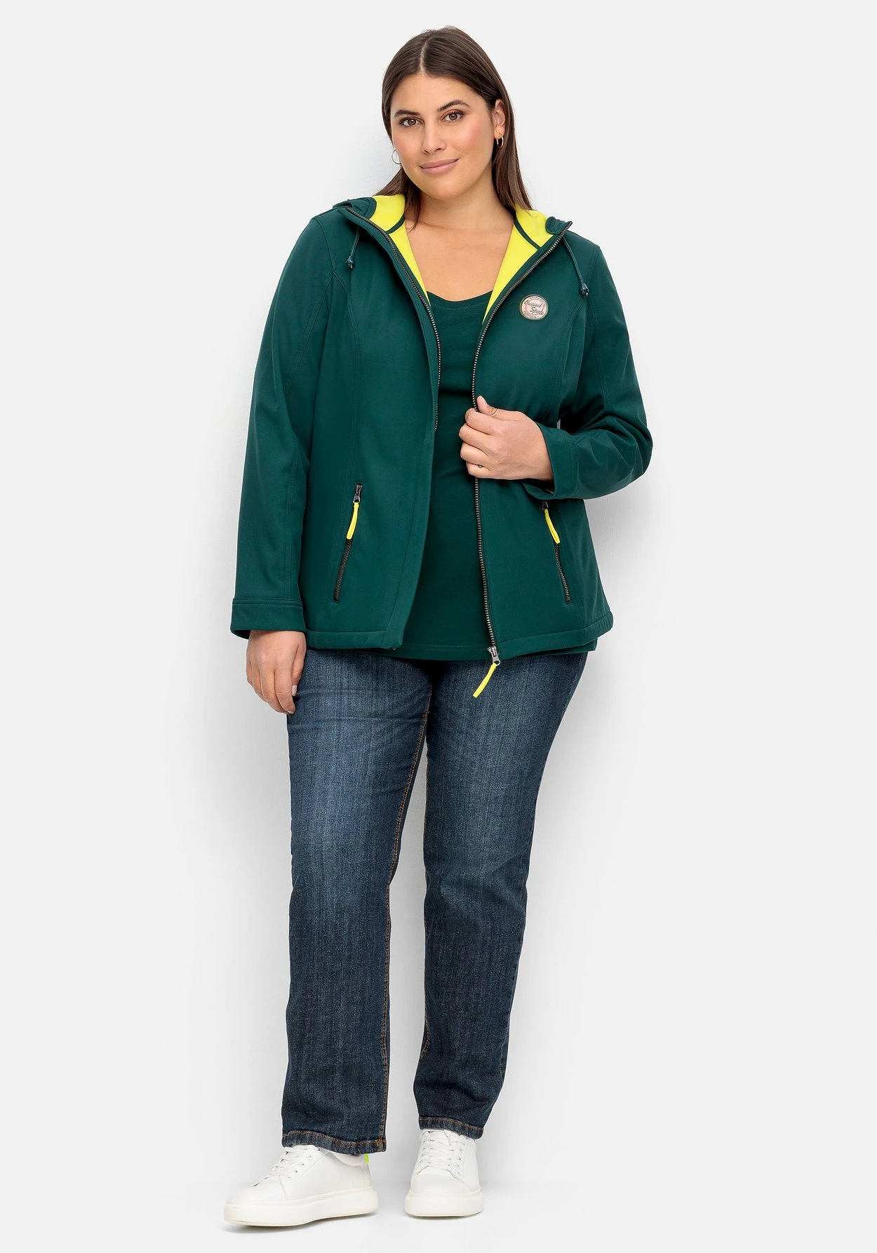 Sheego Softshell-Jacke Mit Fleece-Innenseite 6 Sheego Softshell-Jacke Mit Fleece-Innenseite – Bild 4