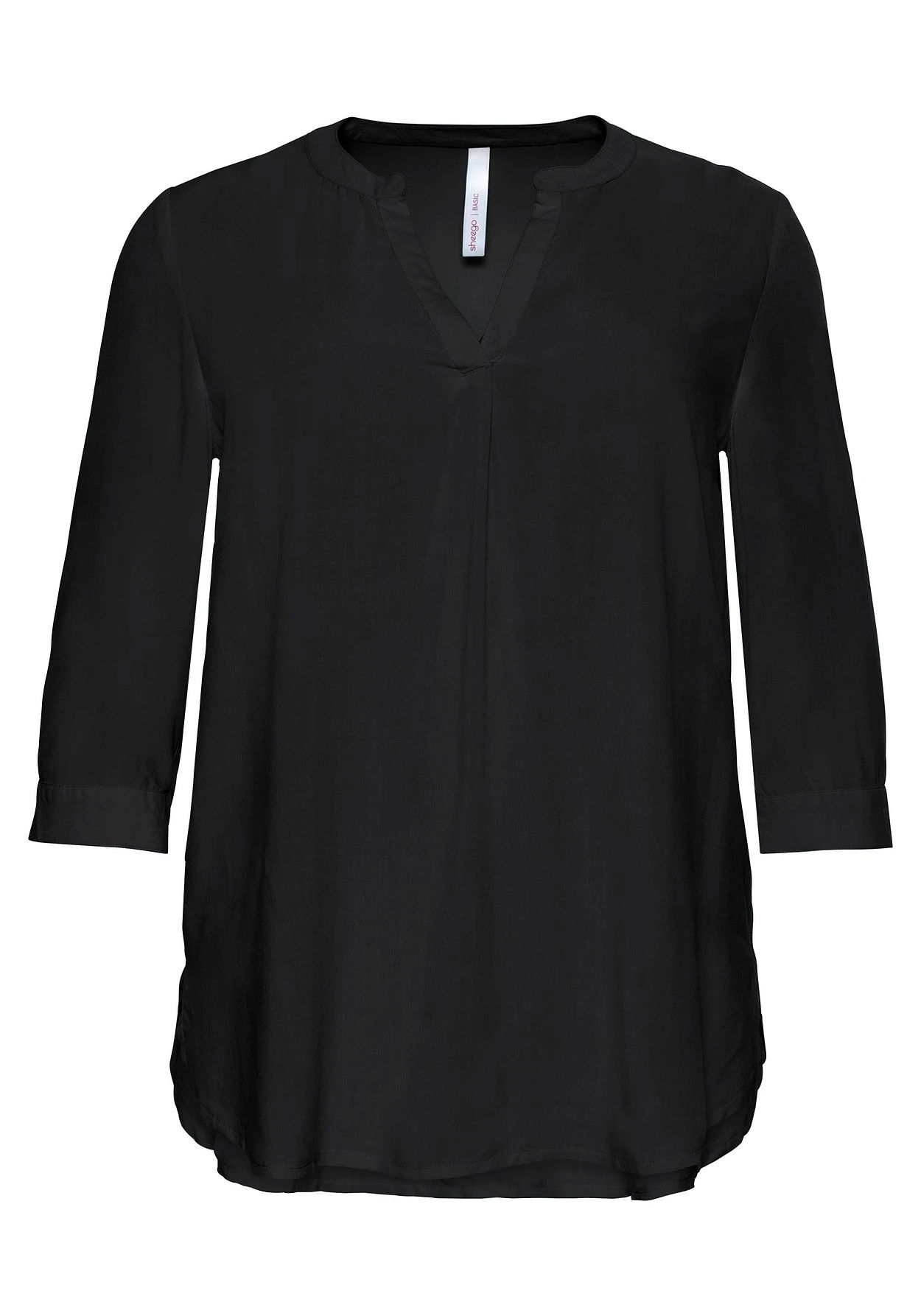 Sheego Tunika Mit 3/4-Arm Und Gerundetem Saum 5 Sheego Tunika Mit 3/4-Arm Und Gerundetem Saum – Bild 3