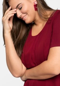 Sheego Blusenshirt Mit Gelegten Falten, Im Lagenlook -Sheego Verkaufsgeschäft 13496400259 037L5 00 SH