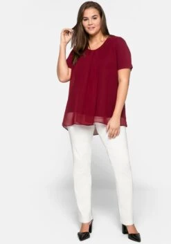Sheego Blusenshirt Mit Gelegten Falten, Im Lagenlook -Sheego Verkaufsgeschäft 13496400259 037LB 02 SH