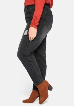 Sheego Mom-Jeans Mit Destroyed-Effekten Und Formbund 11 Sheego Mom-Jeans Mit Destroyed-Effekten Und Formbund -Sheego Verkaufsgeschäft 13727700341 03GZ1 00 SH