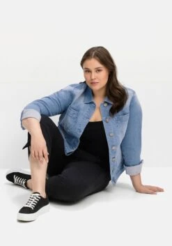 Sheego Jeansjacke In Leicht Taillierter Und Verkürzter Form 12 Sheego Jeansjacke In Leicht Taillierter Und Verkürzter Form -Sheego Verkaufsgeschäft 13842900328 04NQK 02 SH