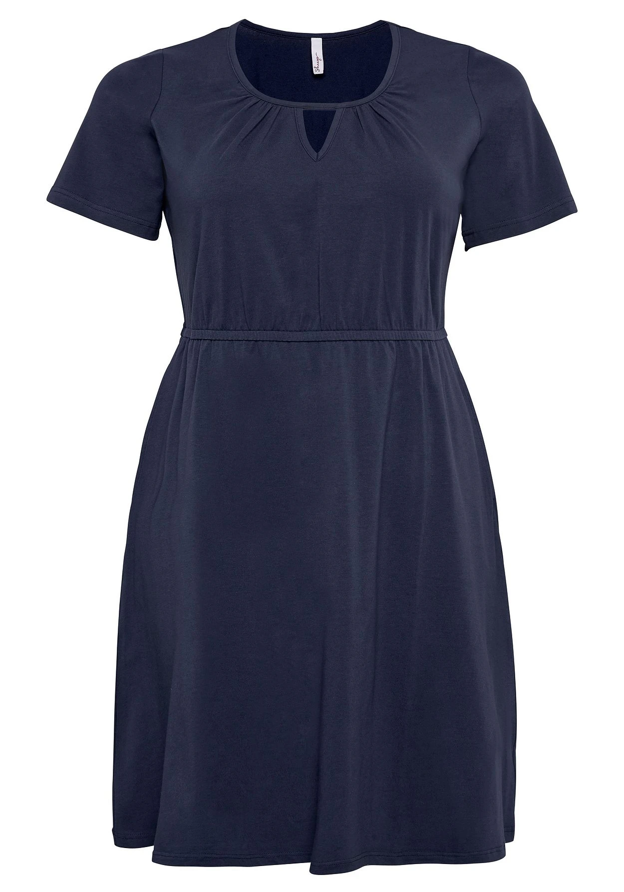 Sheego Jerseykleid Mit Cut-out Am Ausschnitt 6 Sheego Jerseykleid Mit Cut-out Am Ausschnitt – Bild 4