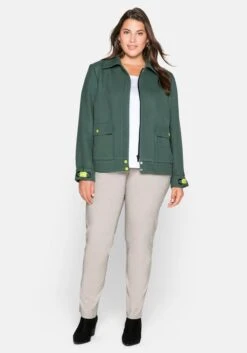 Sheego Jacke Mit Breitem Kragen Und Kontrastdetails 11 Sheego Jacke Mit Breitem Kragen Und Kontrastdetails -Sheego Verkaufsgeschäft 13850300164 03PHU 02 SH