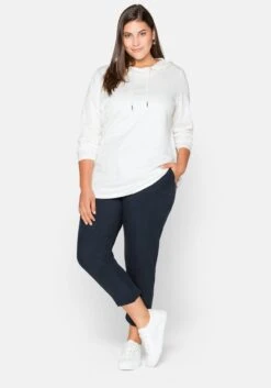 Sheego Knöchellange Gerade Hose Mit Seitenschlitzen