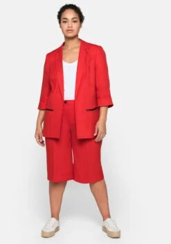 Sheego Bermudas Mit Bügelfalten, AusTENCEL™ Lyocell -Sheego Verkaufsgeschäft 13888801998 03TCA 02 SH