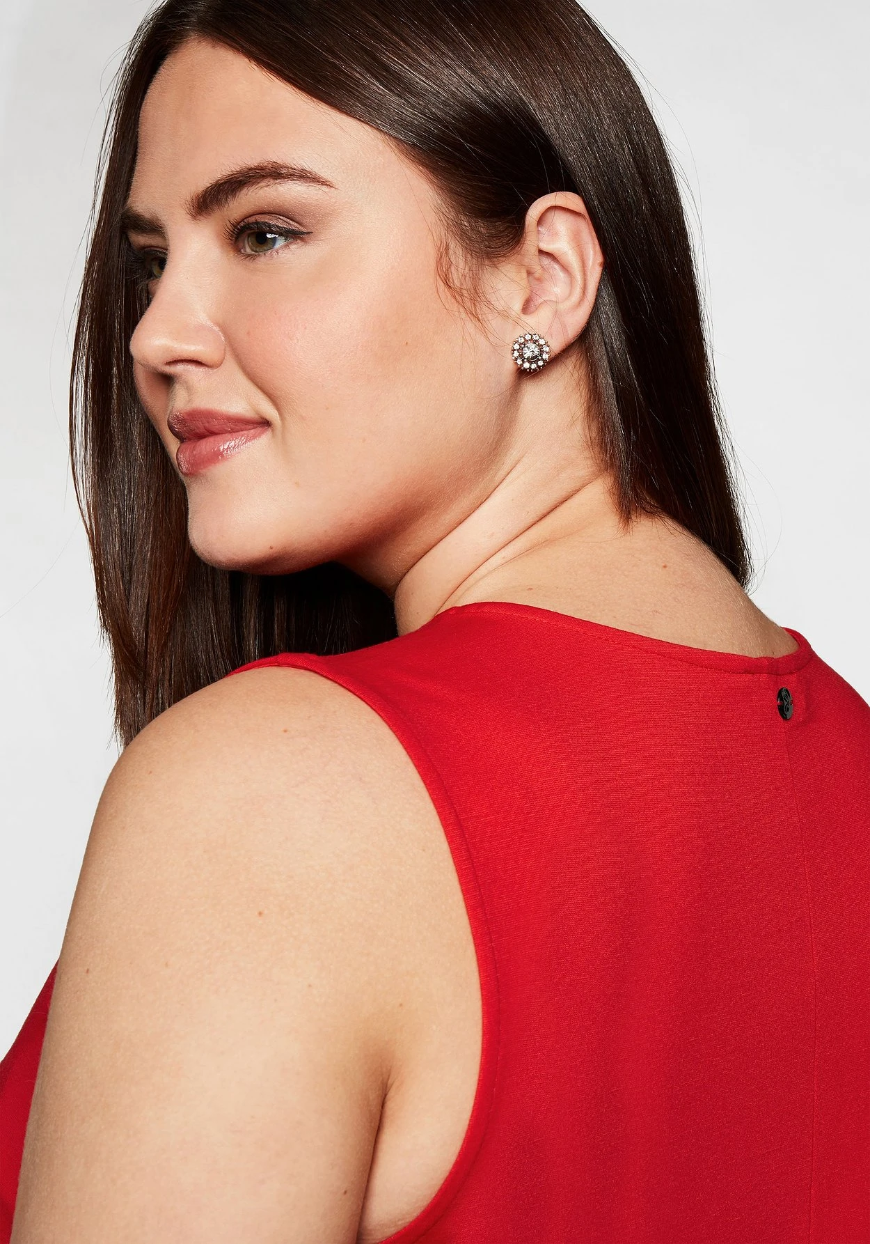 Sheego Top In Layer- Und Wickeloptik, Im Materialmix 7 Sheego Top In Layer- Und Wickeloptik, Im Materialmix – Bild 5