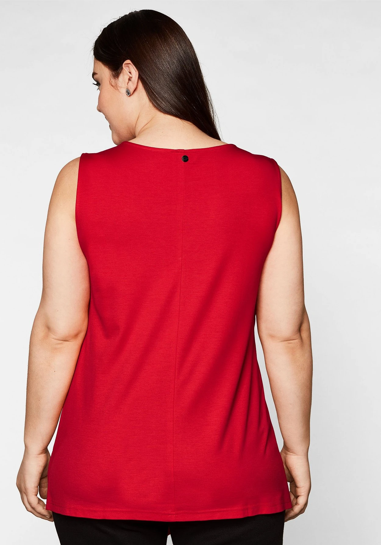 Sheego Top In Layer- Und Wickeloptik, Im Materialmix 4 Sheego Top In Layer- Und Wickeloptik, Im Materialmix – Bild 2