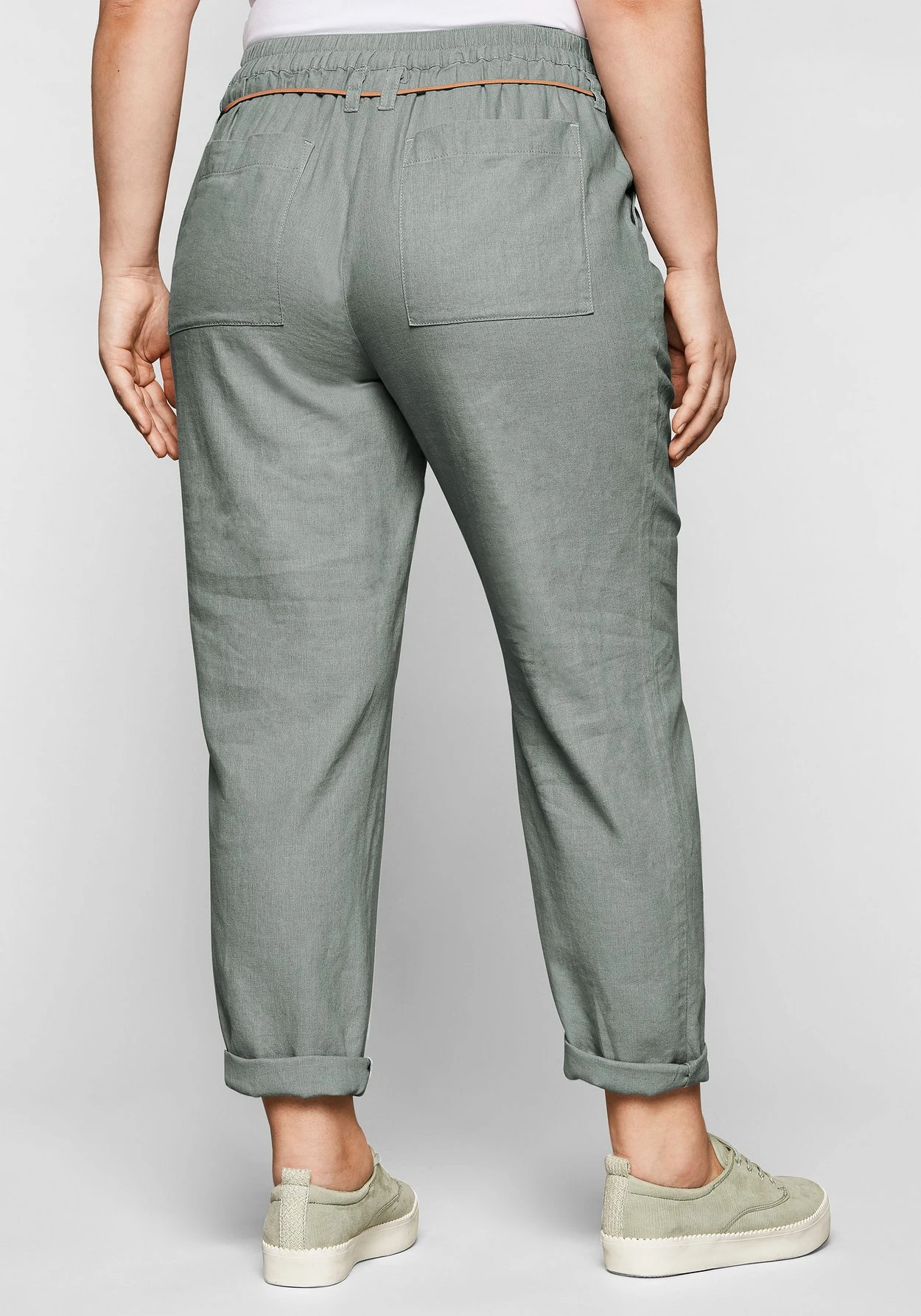 Sheego Schlupfhose Im Leinen-Mix. 5 Sheego Schlupfhose Im Leinen-Mix. – Bild 3