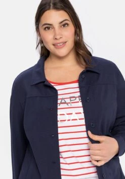 Sheego Kurzjacke Aus Interlock, Leicht Tailliert 12 Sheego Kurzjacke Aus Interlock, Leicht Tailliert -Sheego Verkaufsgeschäft 14001100018 03XDF 02 SH