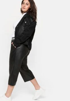 Sheego 3/4-Hose In Lederoptik, Mit Schlupfbund 17 Sheego 3/4-Hose In Lederoptik, Mit Schlupfbund -Sheego Verkaufsgeschäft 14002700289 03XAL 02 SH