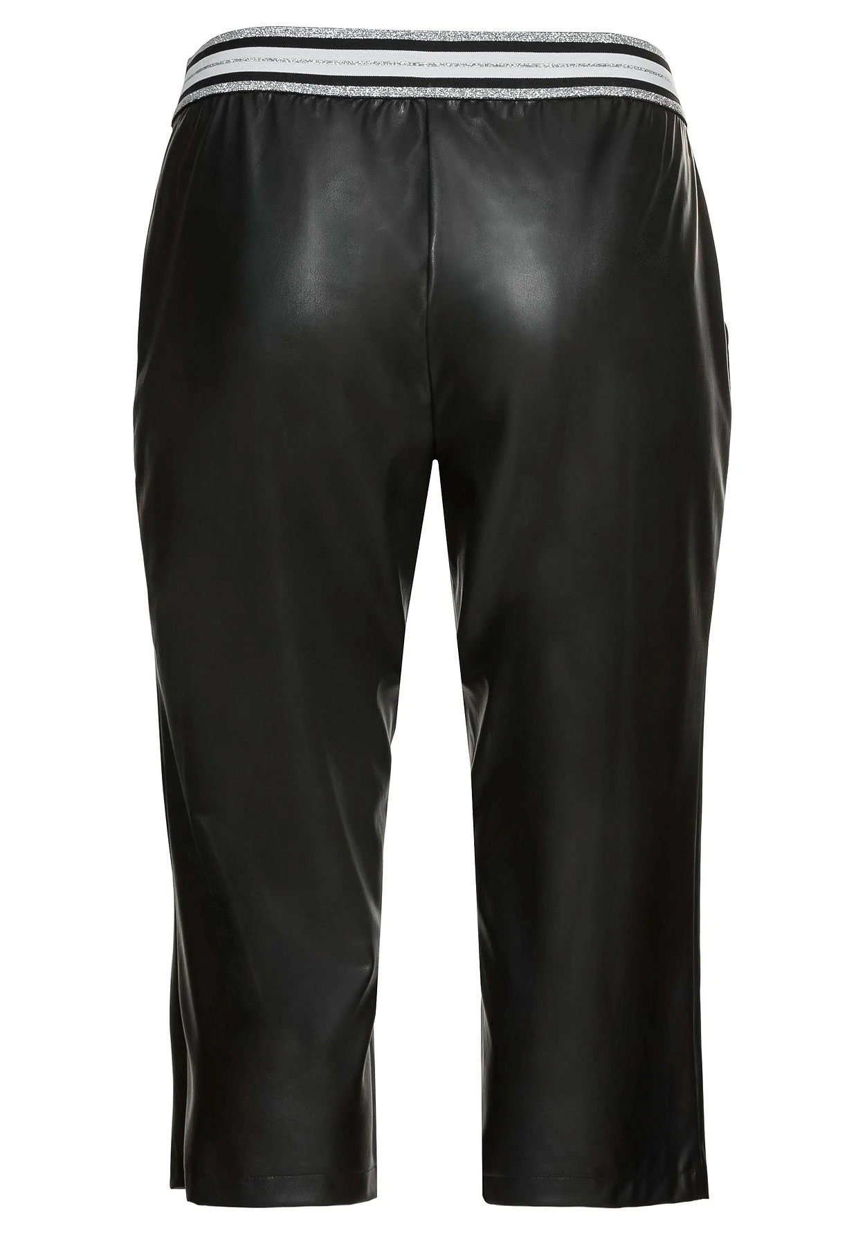 Sheego 3/4-Hose In Lederoptik, Mit Schlupfbund 7 Sheego 3/4-Hose In Lederoptik, Mit Schlupfbund – Bild 5