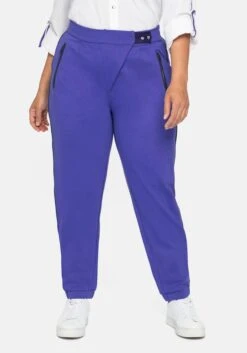 Sheego Joggpants Mit Gummibund Und Druckknöpfen