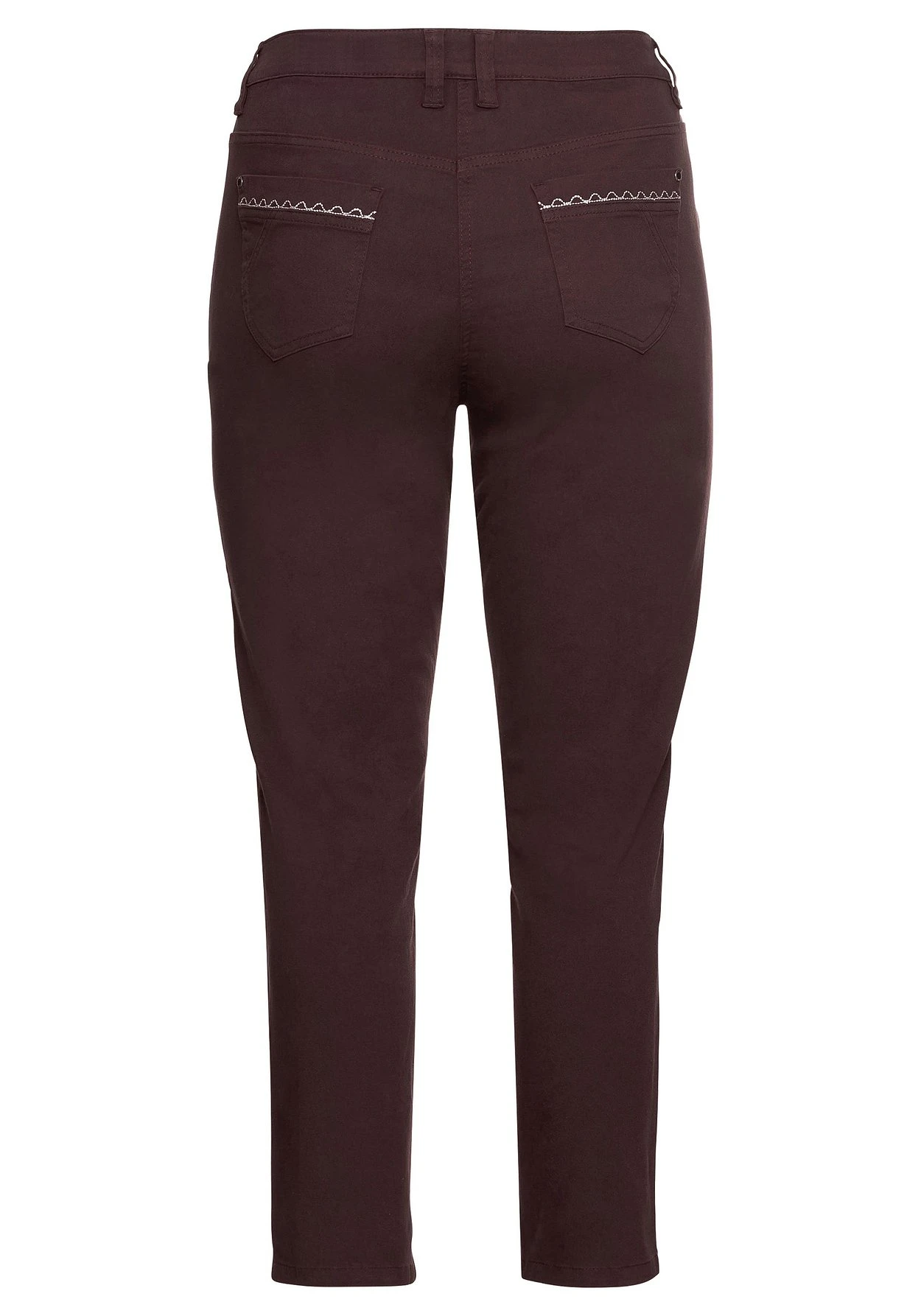Sheego Schmale Hose Aus Stretch-Twill, In Ankle-Länge 8 Sheego Schmale Hose Aus Stretch-Twill, In Ankle-Länge – Bild 6