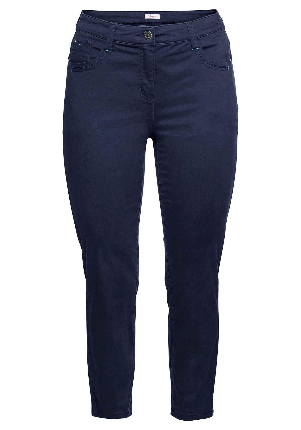 Sheego Schmale Stretchhose In Twill-Qualität 6 Sheego Schmale Stretchhose In Twill-Qualität – Bild 4