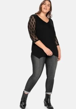 Skinny Power-Stretch-Jeans Mit Streckenden Biesen -Sheego Verkaufsgeschäft 14019800341 03XTE 02 SH