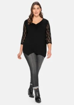 Skinny Power-Stretch-Jeans Mit Streckenden Biesen -Sheego Verkaufsgeschäft 14019800341 03XTN 02 SH