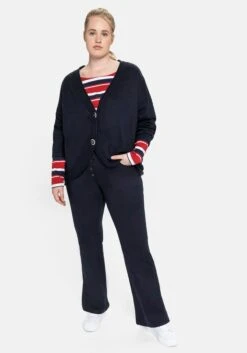 Sheego Bootcut-Hose Mit Markanter Knopfleiste -Sheego Verkaufsgeschäft 14021900035 0433M 02 SH