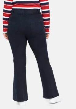 Sheego Bootcut-Hose Mit Markanter Knopfleiste -Sheego Verkaufsgeschäft 14021900035 0433N 02 SH