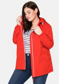 Sheego Übergangsjacke Aus Microfaser, Mit Kapuze 13 Sheego Übergangsjacke Aus Microfaser, Mit Kapuze -Sheego Verkaufsgeschäft 14022001998 03Y1Y 02 SH