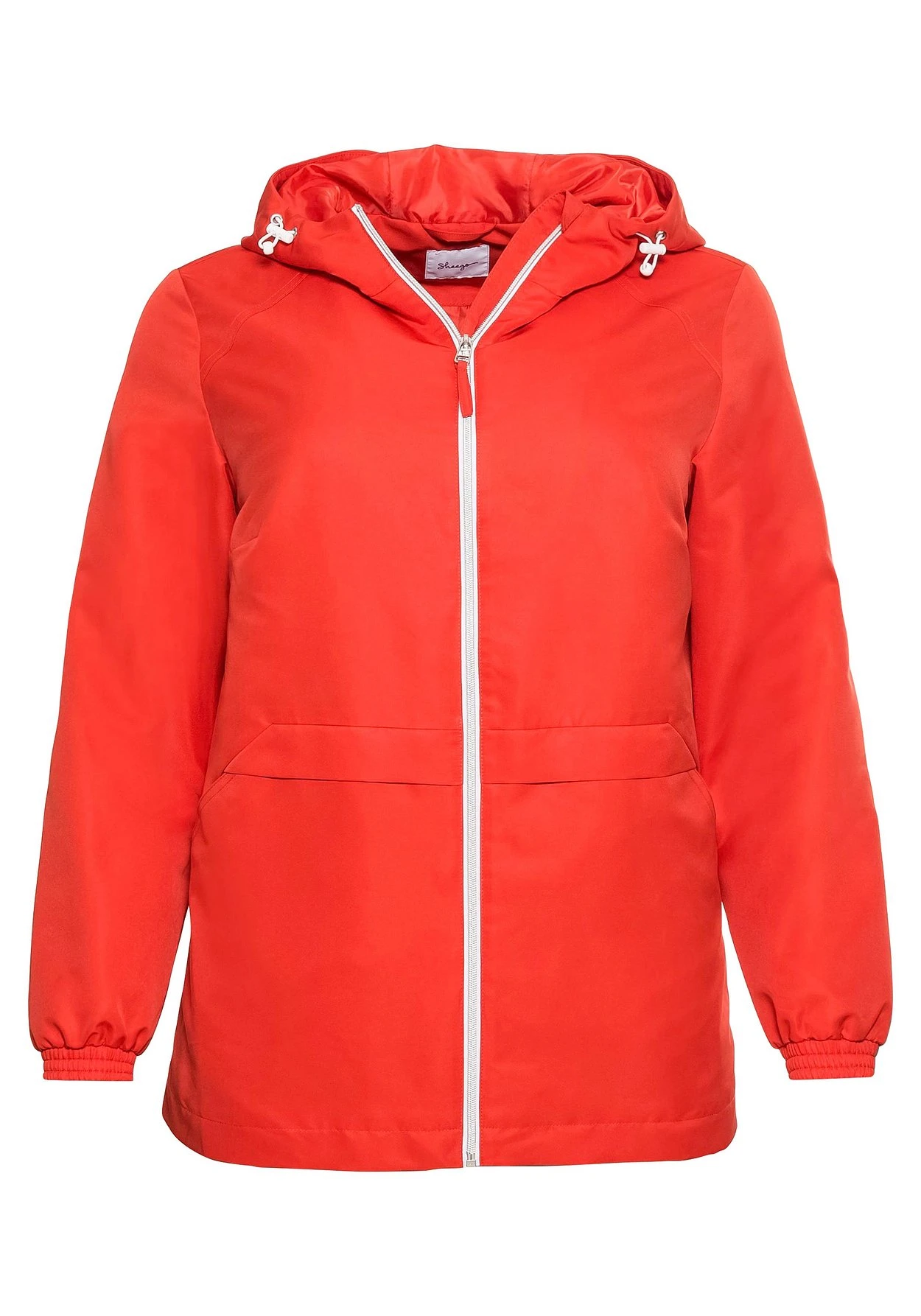 Sheego Übergangsjacke Aus Microfaser, Mit Kapuze 5 Sheego Übergangsjacke Aus Microfaser, Mit Kapuze – Bild 3