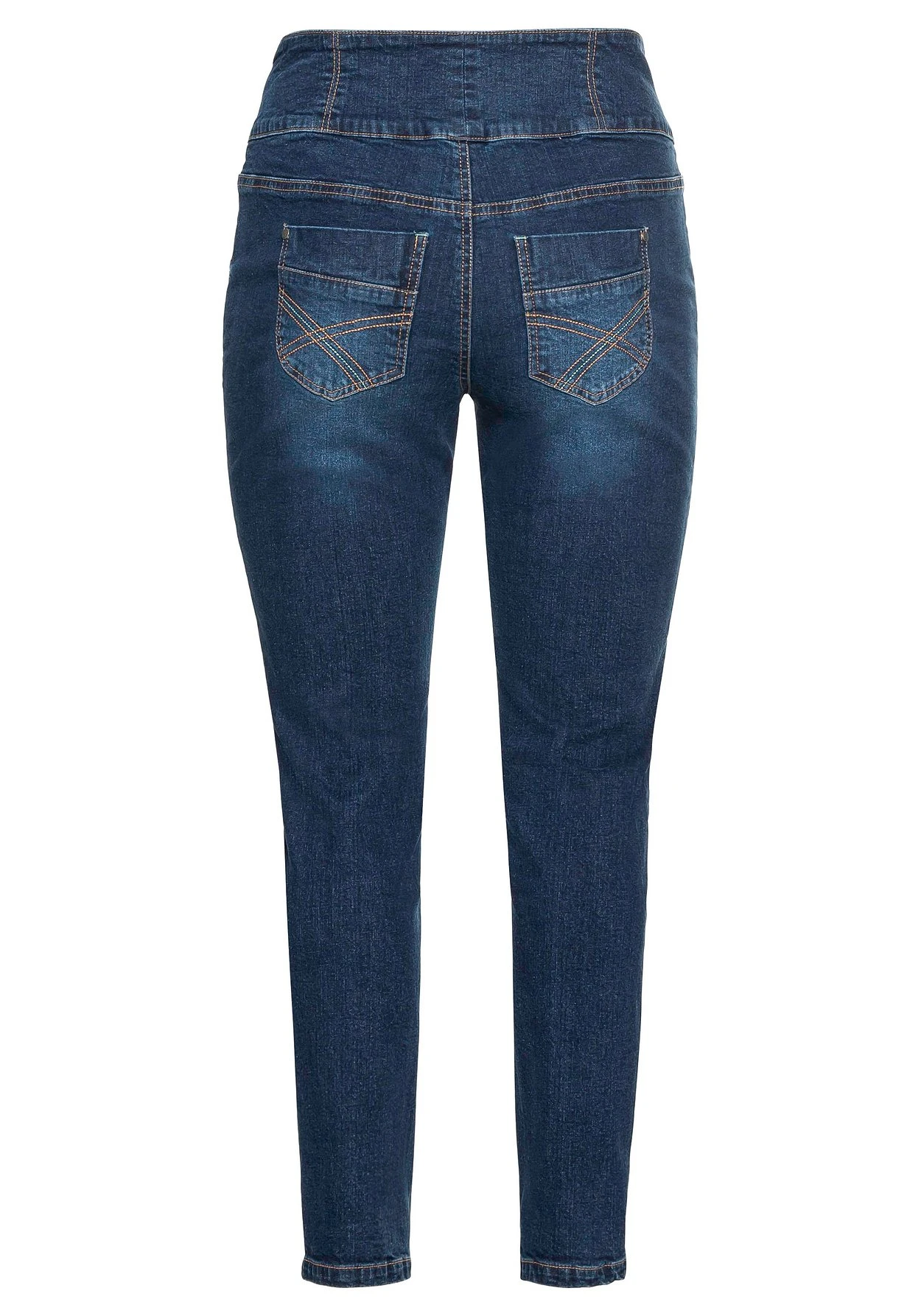 Sheego Slim Jeans In Curvy-Schnitt ANNE, Mit High-Waist-Bund 8 Sheego Slim Jeans In Curvy-Schnitt ANNE, Mit High-Waist-Bund – Bild 6