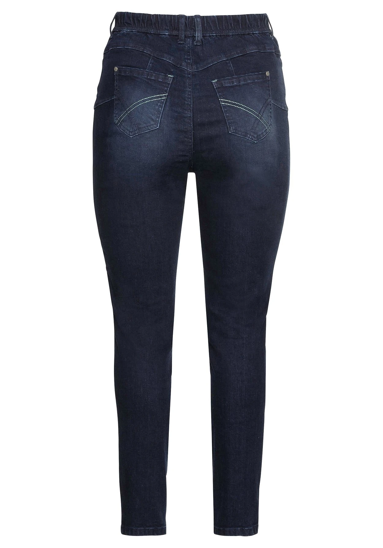 Sheego Skinny Jeans Mit Gummibund Und Push-up-Effekt 8 Sheego Skinny Jeans Mit Gummibund Und Push-up-Effekt – Bild 6