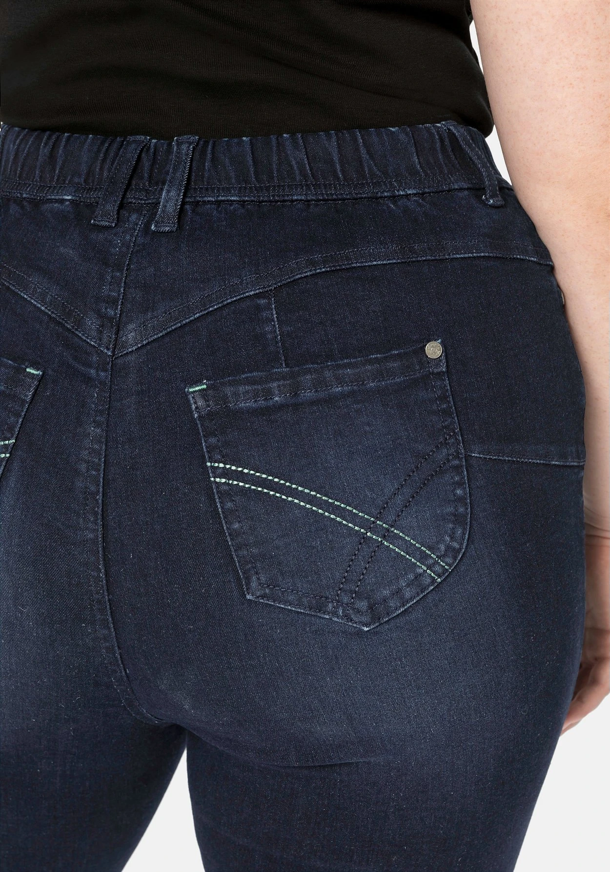 Sheego Skinny Jeans Mit Gummibund Und Push-up-Effekt 10 Sheego Skinny Jeans Mit Gummibund Und Push-up-Effekt – Bild 8