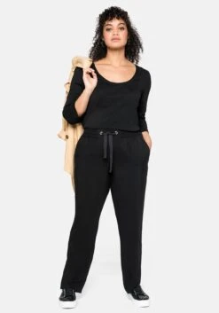 Sheego Schmale Joggpants Mit Schlupfbund Und Eingrifftaschen -Sheego Verkaufsgeschäft 14047000289 03WRG 02 SH