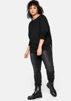 Sheego Sweatshirt Mit Seitlichen Reißverschlüssen 11 Sheego Sweatshirt Mit Seitlichen Reißverschlüssen -Sheego Verkaufsgeschäft 14048900289 03WSA 02 SH