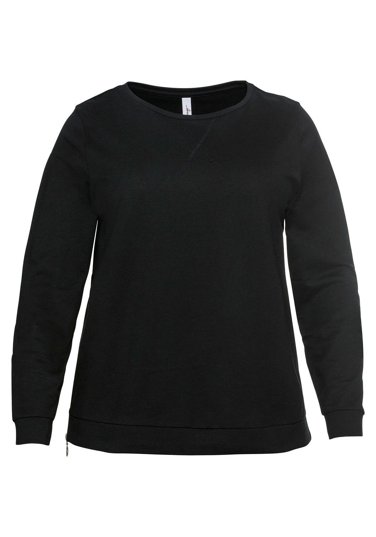 Sheego Sweatshirt Mit Seitlichen Reißverschlüssen 5 Sheego Sweatshirt Mit Seitlichen Reißverschlüssen – Bild 3