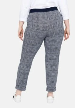 Sheego Chinohose Mit Karomuster Und Bundfalten -Sheego Verkaufsgeschäft 14054901648 04418 02 SH