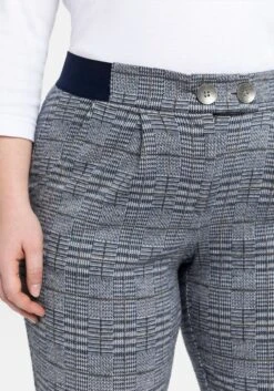 Sheego Chinohose Mit Karomuster Und Bundfalten -Sheego Verkaufsgeschäft 14054901648 0441D 02 SH