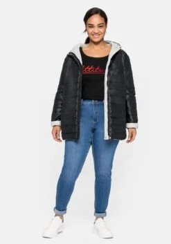 Sheego Wendejacke Mit Kapuze, Beidseitig Tragbar 12 Sheego Wendejacke Mit Kapuze, Beidseitig Tragbar -Sheego Verkaufsgeschäft 14058900411 0440U 02 SH