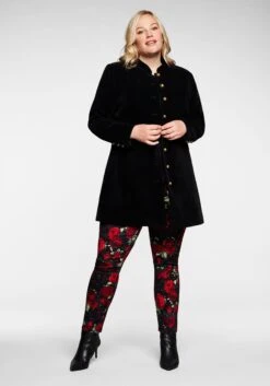 Jacke In Samt-Qualität, Mit Stehkragen -Sheego Verkaufsgeschäft 14076600289 044S9 01 SH