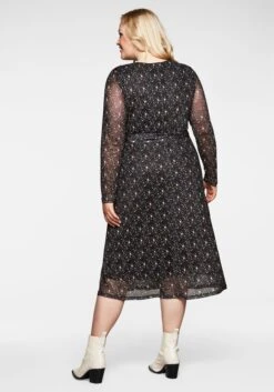 Sheego Mesh-Kleid Mit Millefleurs-Druck Und Bindegürtel 10 Sheego Mesh-Kleid Mit Millefleurs-Druck Und Bindegürtel -Sheego Verkaufsgeschäft 14090001491 0450A 00 SH