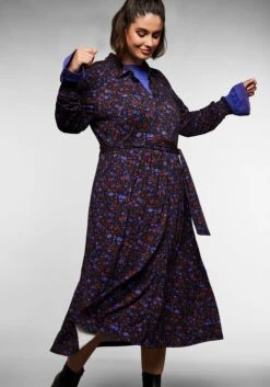 Sheego Blusenkleid Mit Alloverprint Und Bindeband -Sheego Verkaufsgeschäft 14102900377 045Q9 00 SH