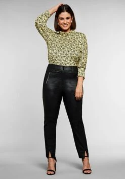 Sheego Schmale Hose Mit Glitzerdruck-Beschichtung 14 Sheego Schmale Hose Mit Glitzerdruck-Beschichtung -Sheego Verkaufsgeschäft 14104400289 045SB 01 SH