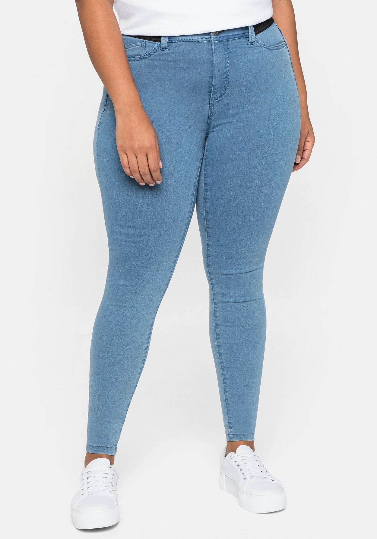 Sheego Skinny Jeans Mit »Ultimate Stretch«, Wächst Bis 3 Gr. Mit 3 Sheego Skinny Jeans Mit »Ultimate Stretch«, Wächst Bis 3 Gr. Mit