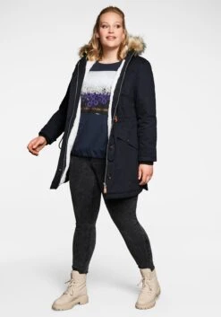 Sheego Parka Aus Baumwolle, Mit Teddyfutter -Sheego Verkaufsgeschäft 14117900289 0459J 01 SH