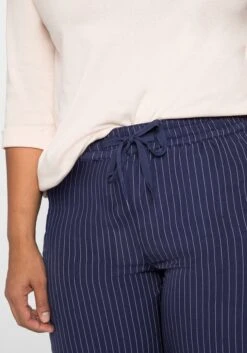 Sheego Joggpants Mit Nadelstreifen Und Bindeband -Sheego Verkaufsgeschäft 14175700504 048ED 02 SH