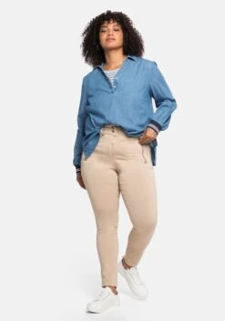 Sheego Skinny Hose Mit High-Waist-Bund, Superelastisch -Sheego Verkaufsgeschäft 14176200780 0498U 02 SH